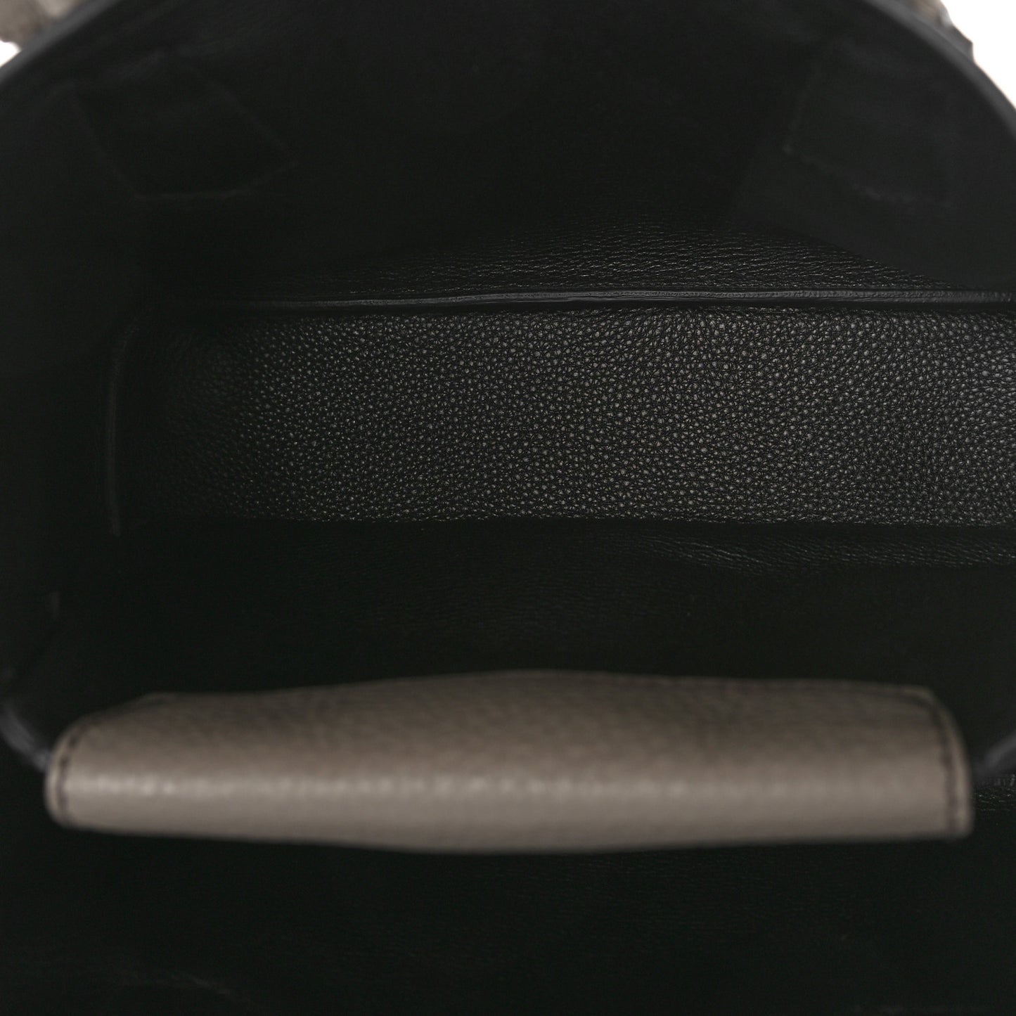 Vitello Daino Small Double Bag Argilla Black