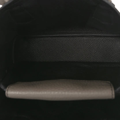 Prada Vitello Daino Small Double Bag Argilla Black 5 of 8