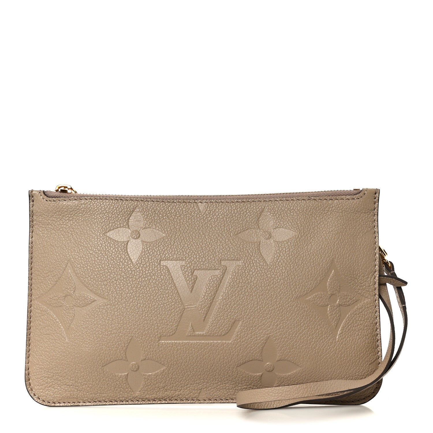 Louis Vuitton Empreinte Monogram Giant Neverfull MM Pochette Tourterelle 1 of 7