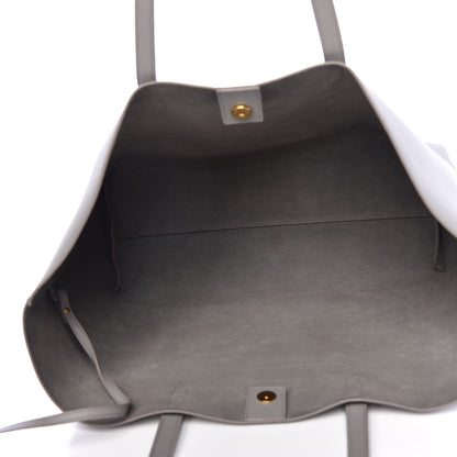 Saint Laurent Calfskin Large Shopping Tote Oyster Gray 6 of 21