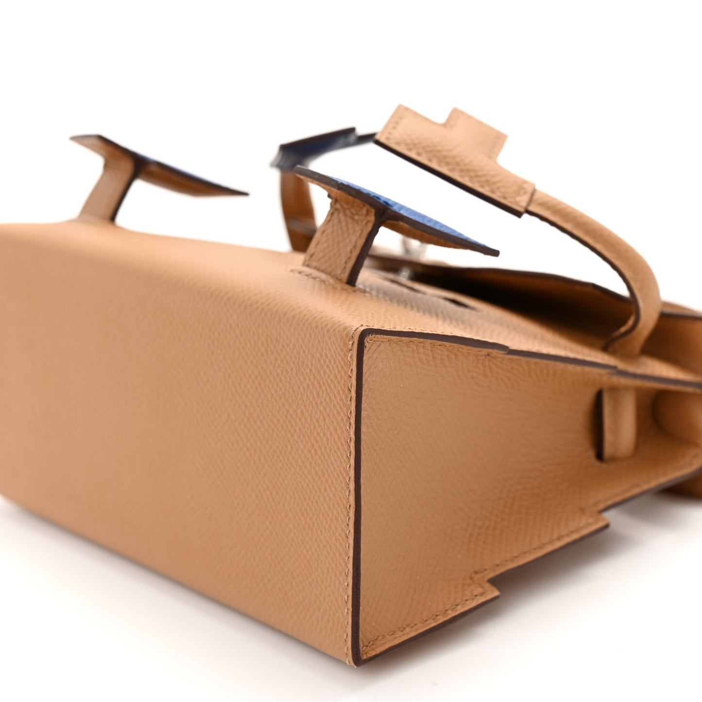 Epsom Swift Quelle Idole Picto Kelly Doll Handbag Biscuit Rose Texas Blue France