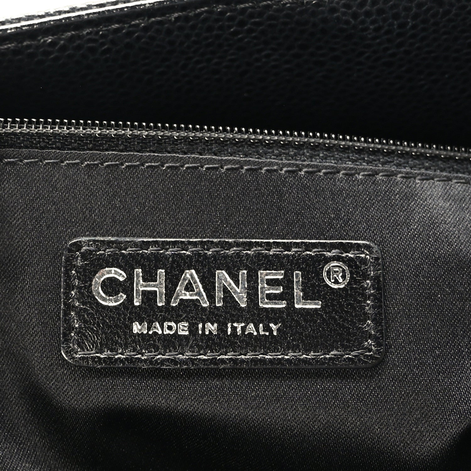 Chanel Caviar Quilted Grand Shopping Tote GST Black 6 of 9