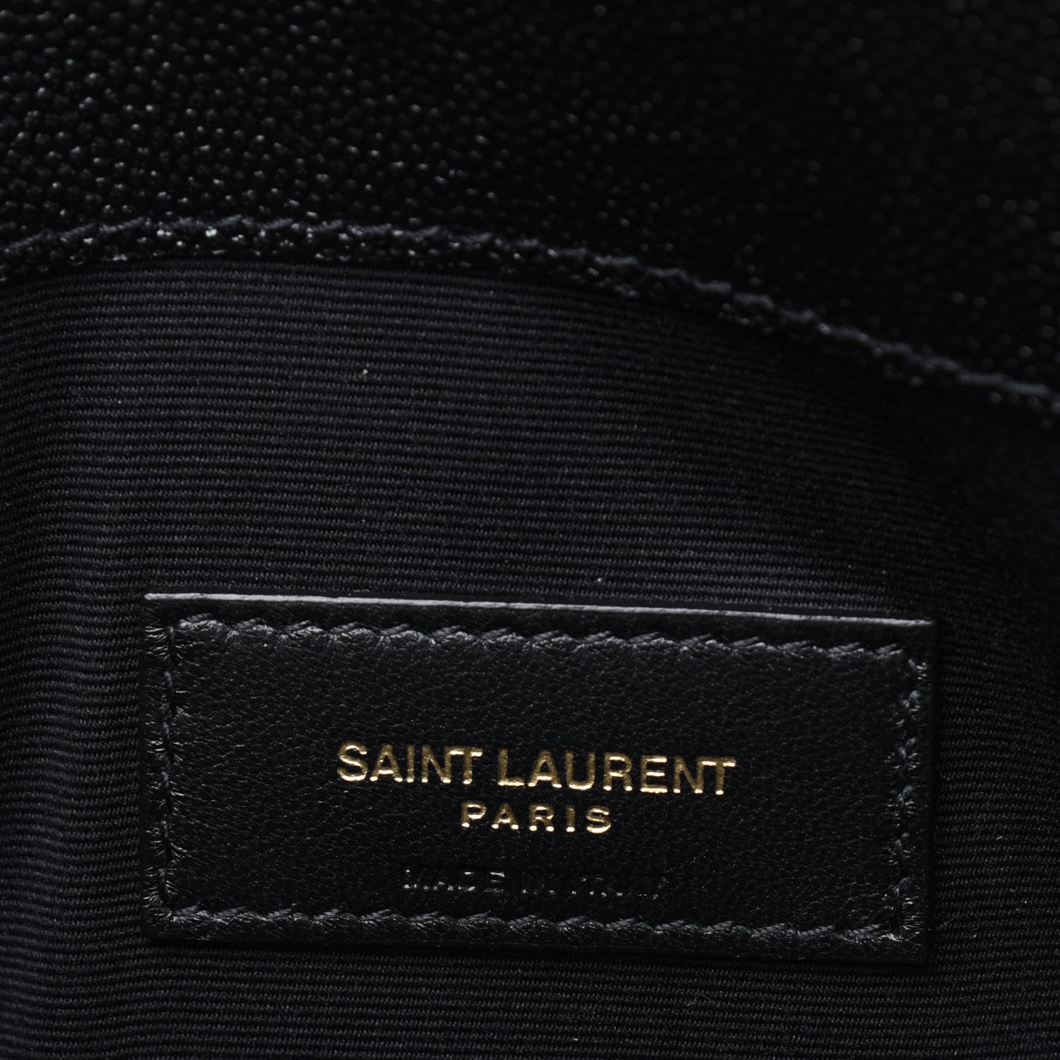 Saint Laurent Grain De Poudre Uptown Pouch Black 6 of 8