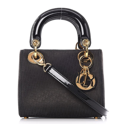 Christian Dior Suede Diorissimo Mini Lady Dior Black 1 of 7