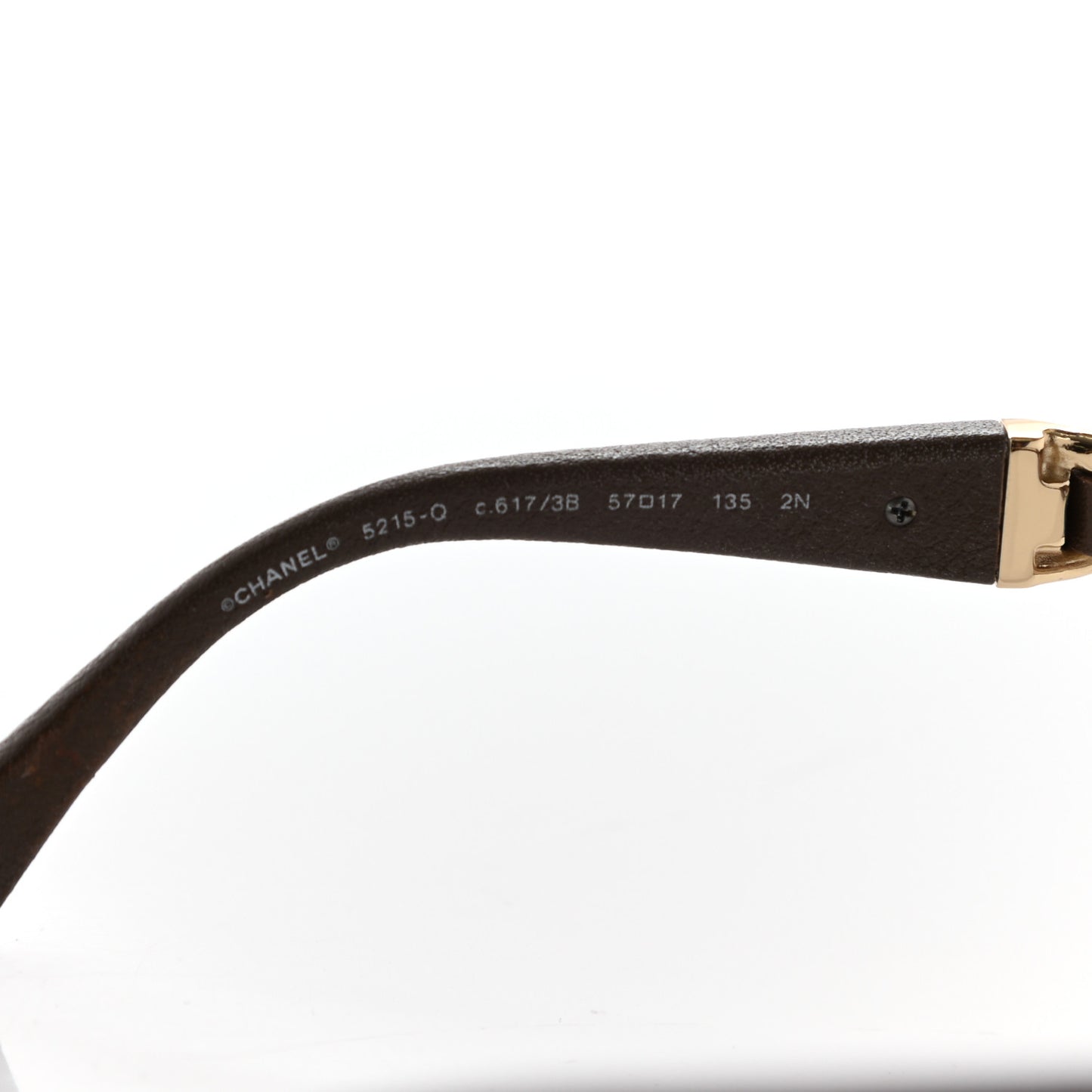 Acetate CC Chain Sunglasses 5215Q Tortoise Brown
