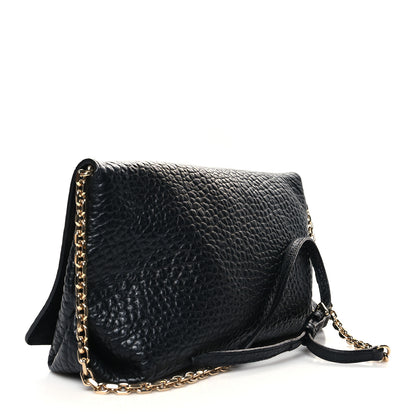 Burberry Signature Grain Medium Mildenhall Crossbody Bag Black 3 of 13