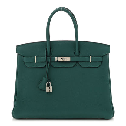 Hermes Togo Birkin 35 Malachite 1 of 11