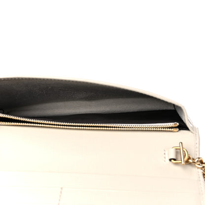 Gucci GG Supreme Monogram Azalea Calfskin Horsebit 1955 Wallet On Chain Beige Ebony Mystic White 5 of 8