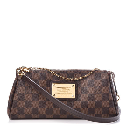 Louis Vuitton Damier Ebene Eva Clutch 1 of 9