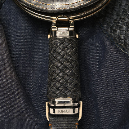Fendi Denim Spalmati Woven Spy Blue 9 of 13