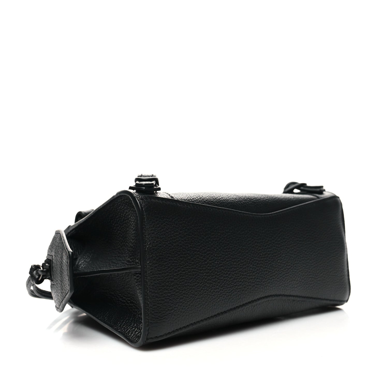 Grained Calfskin Neo Classic Black Hardware Mini City Black