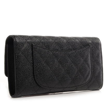 Chanel Caviar Travel Wallet Black 3 of 9
