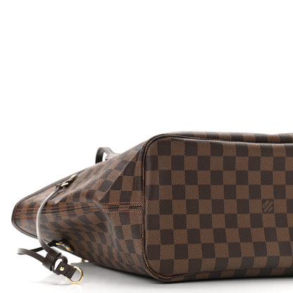 Louis Vuitton Damier Ebene Neo Neverfull MM Rose Ballerine 10 of 12