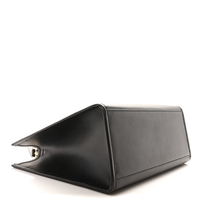 Fendi X VERSACE Calfskin Plexiglass Fendace Medium Fendi Sunshine Shopper Tote Black 4 of 10