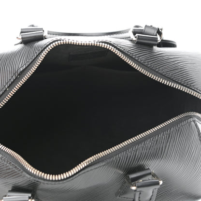 Louis Vuitton Epi Speedy Bandouliere 25 Black 5 of 9