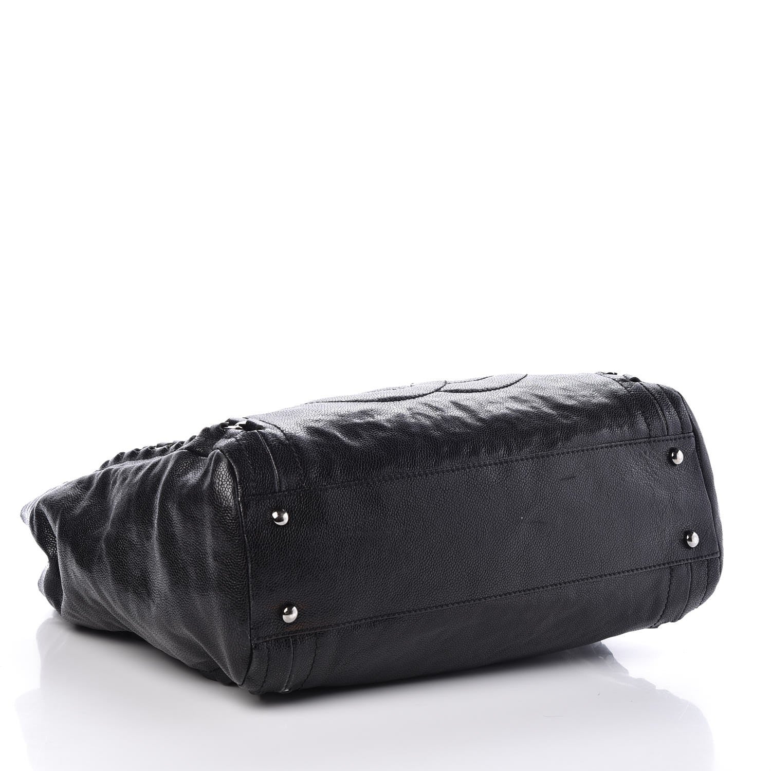 Chanel Glazed Caviar Modern Chain Tote Black 4 of 7