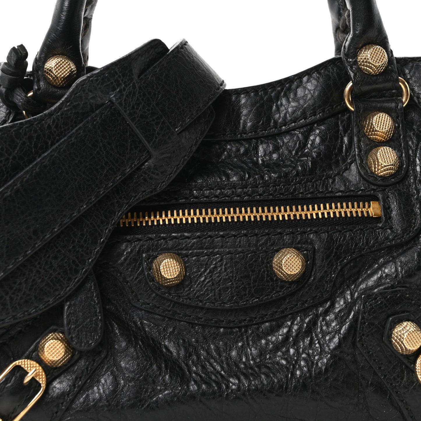Agneau Giant 12 Gold Hardware Mini City Black
