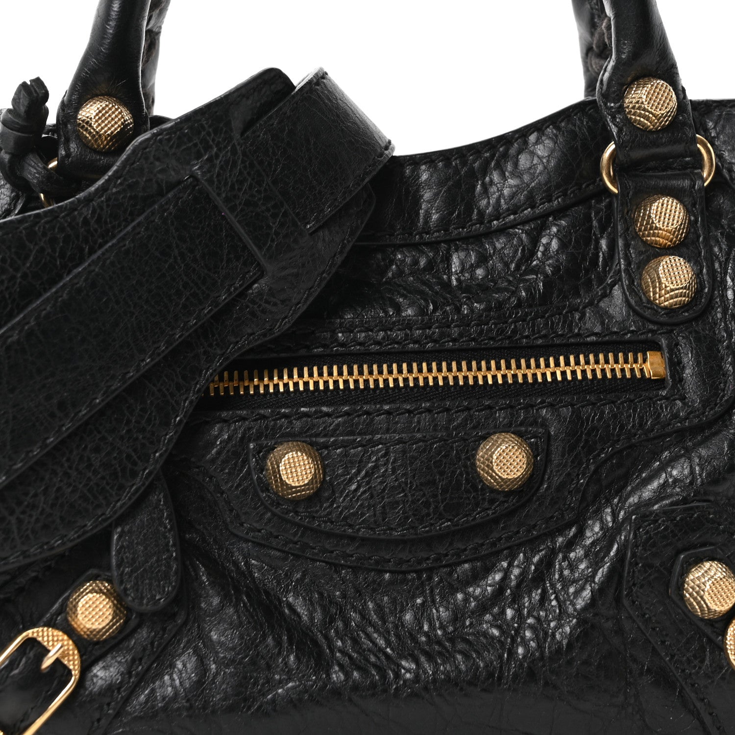 Balenciaga Agneau Giant 12 Gold Hardware Mini City Black 9 of 11