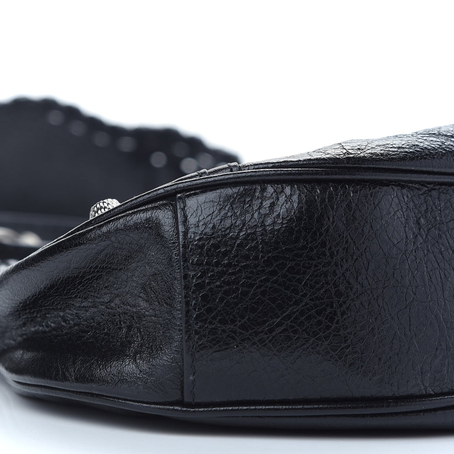 Agneau Arena Le Cagole Shoulder Bag XS Black