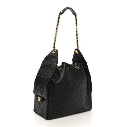 Chanel Caviar Quilted Medium Chanel 25 Handbag Black 4 of 11