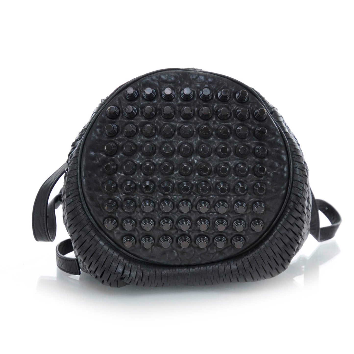 Leather Laser Cut Diego Black