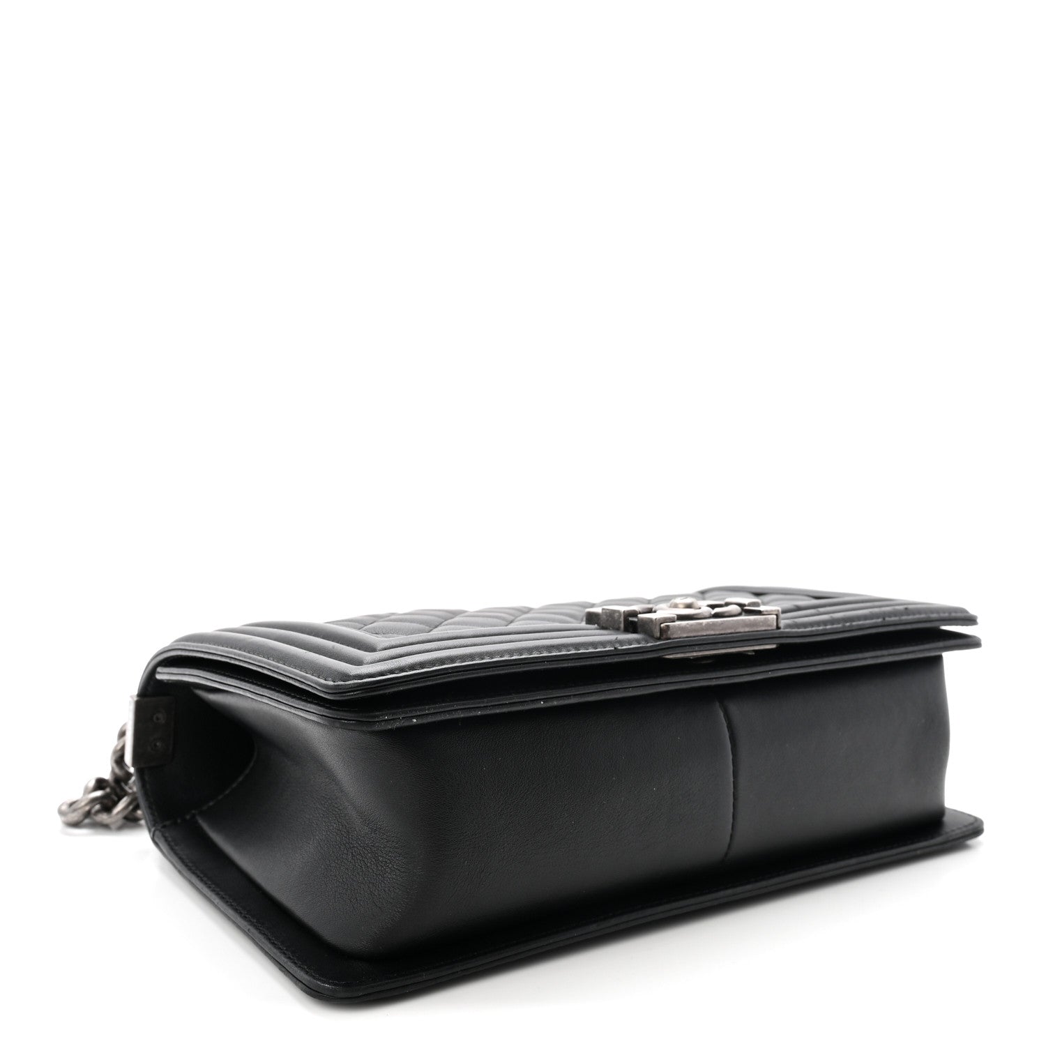 Chanel Calfskin Quilted Medium Boy Flap Black 4 of 10