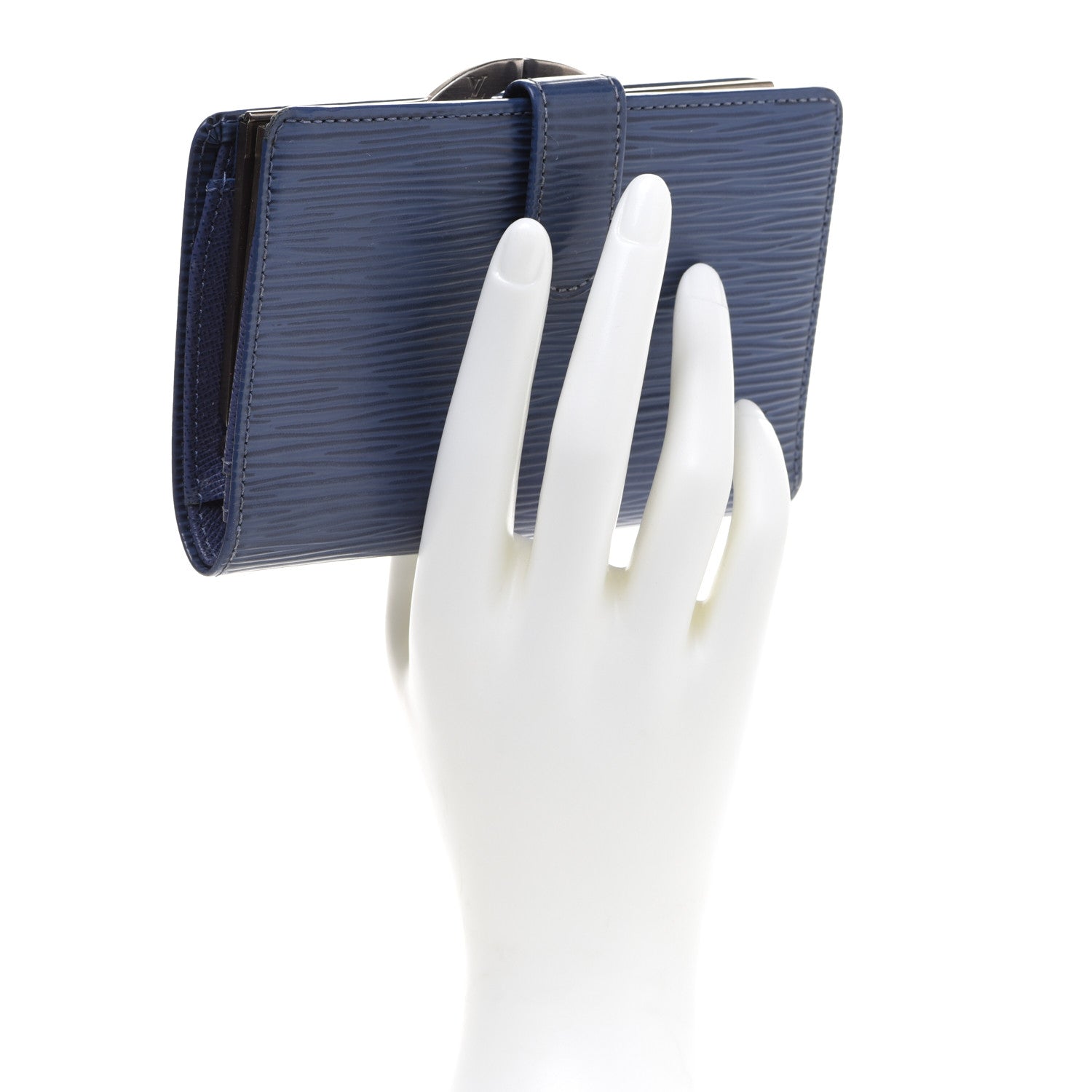 Louis Vuitton Epi French Purse Wallet Myrtille 2 of 15