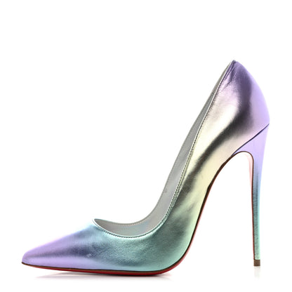 Christian Louboutin Iridescent Nappa Lam Licorne Iriza 100 Pumps 39.5 Multicolor 1 of 9