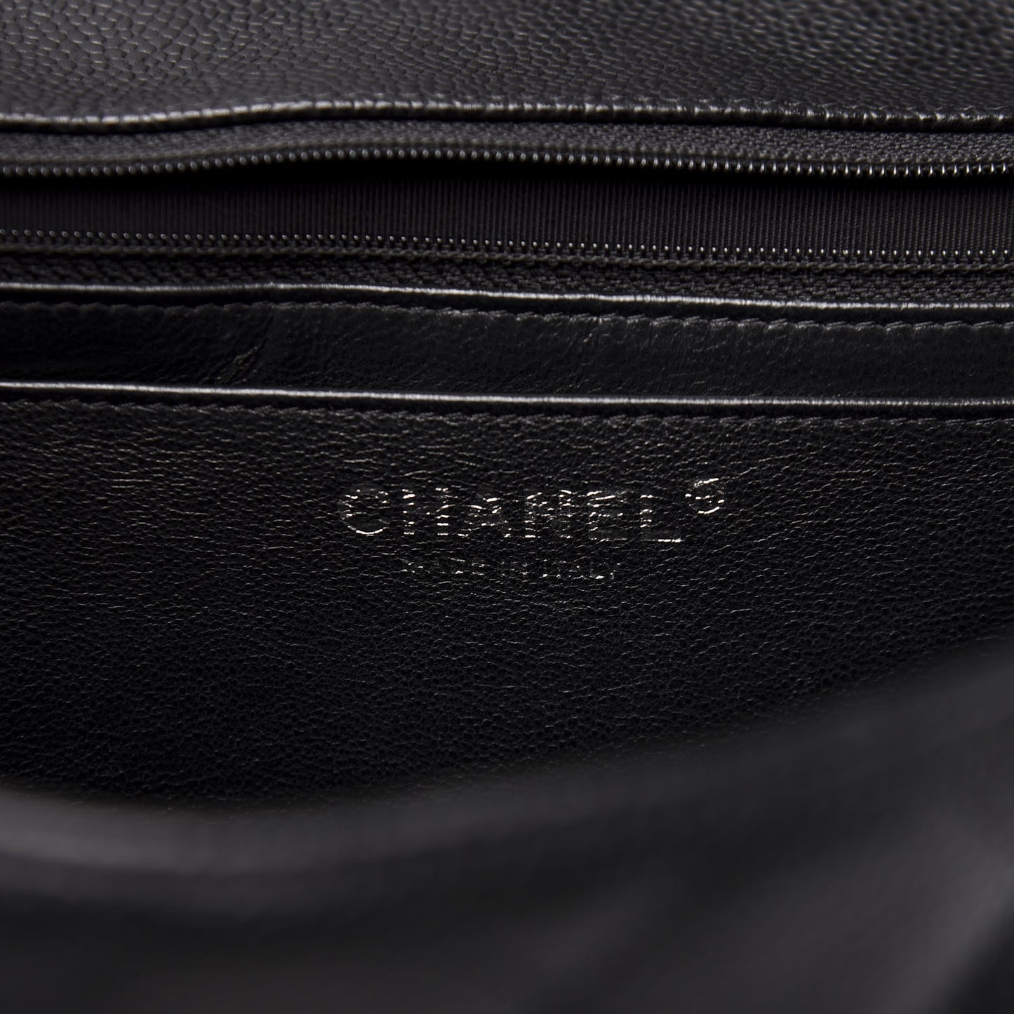 Caviar Quilted Jumbo Single Flap Black