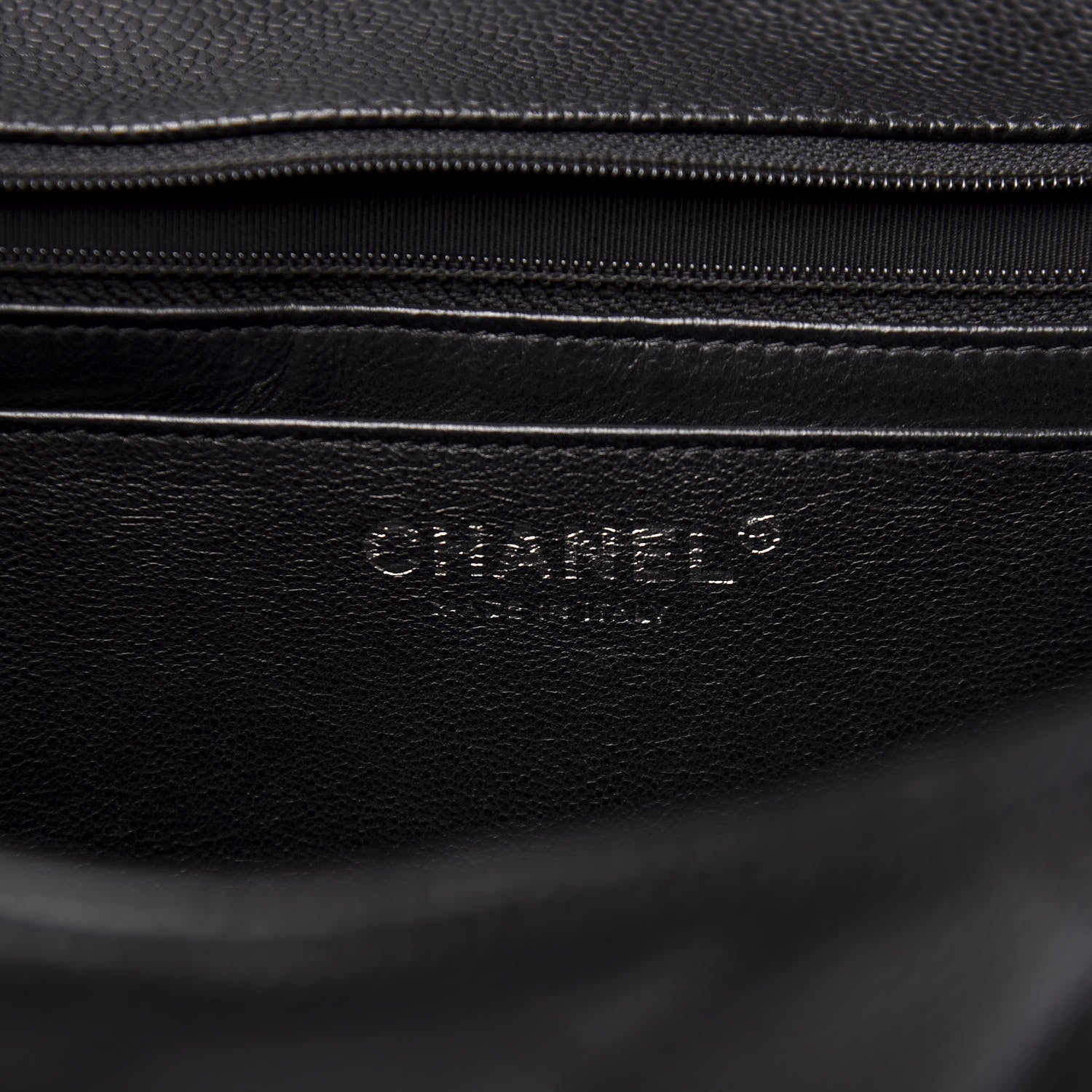 Chanel Caviar Quilted Jumbo Single Flap Black 8 of 10