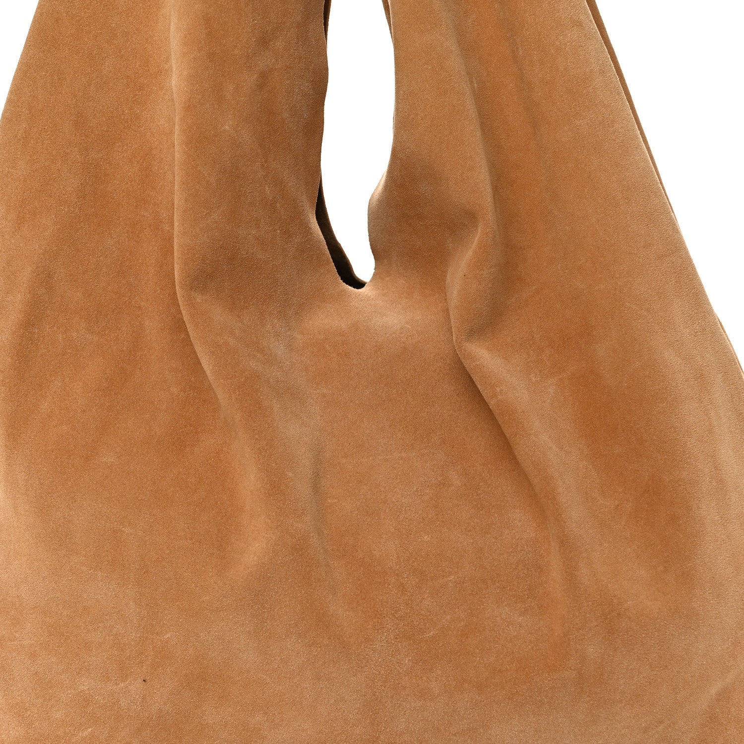 The Row Suede Bindle Bag Warm Beige 7 of 9