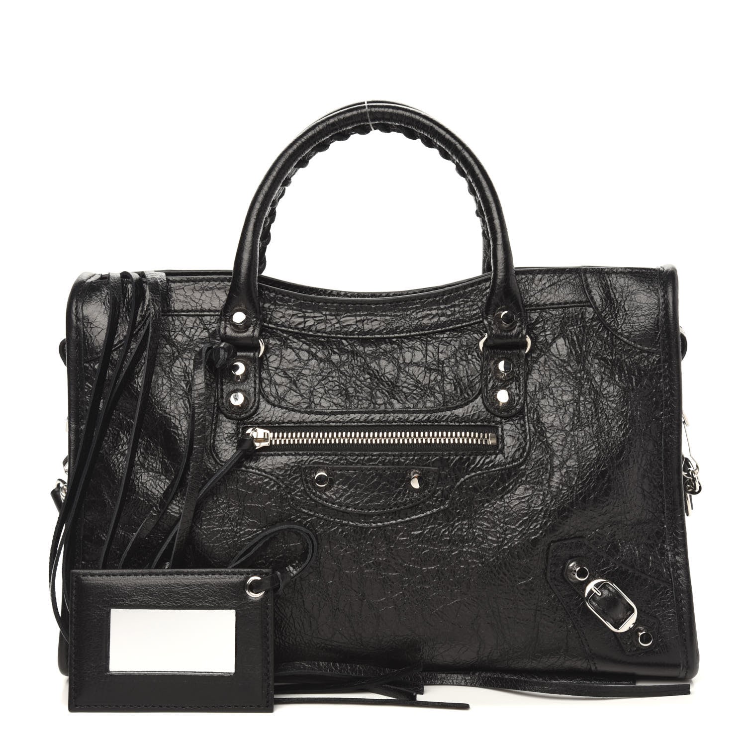 Balenciaga Agneau Classic Silver Hardware S City Black 1 of 9