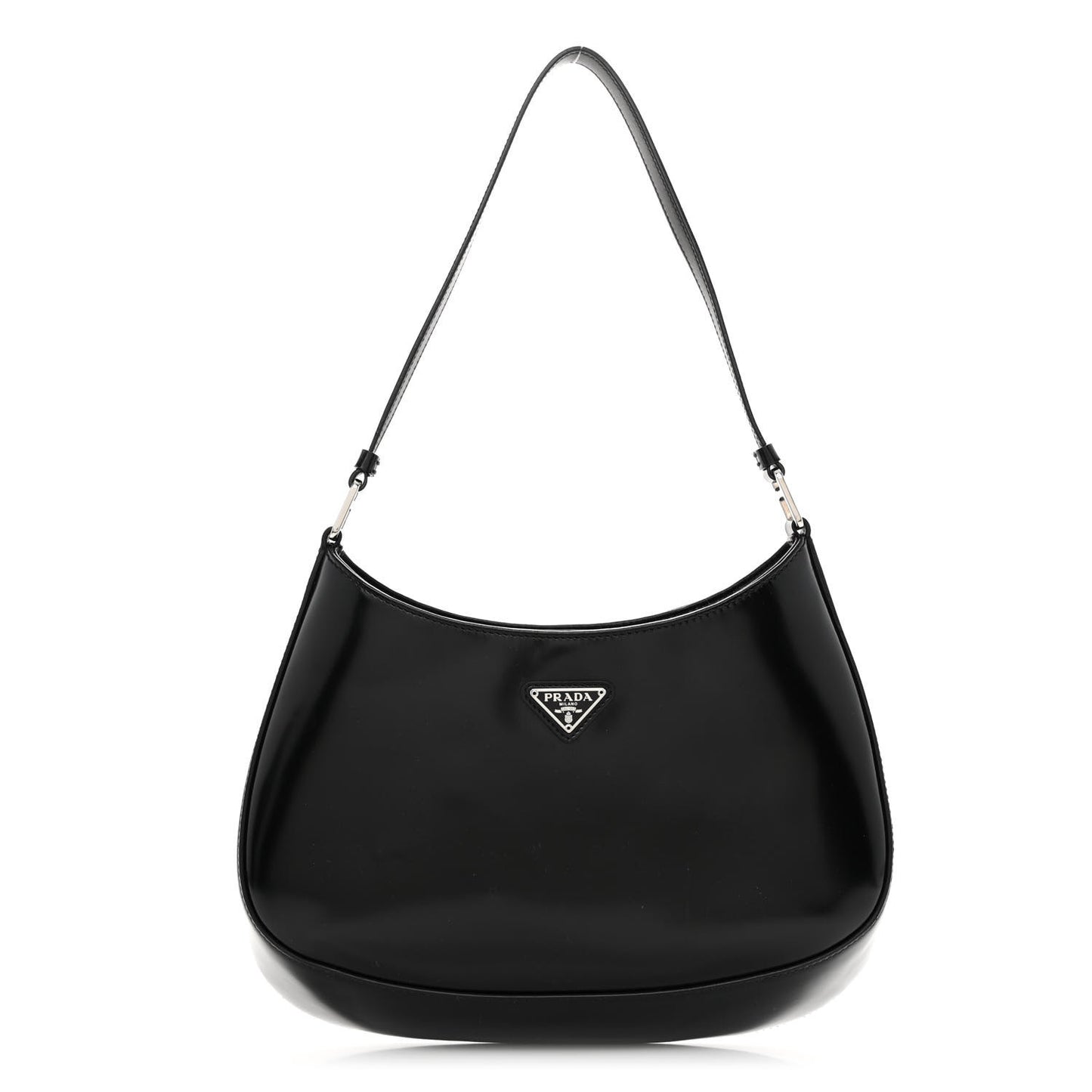 Spazzolato Cleo Shoulder Bag Black