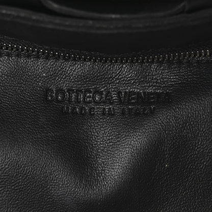 Bottega Veneta Lambskin Maxi Intrecciato Cassette Crossbody Bag Black 6 of 9