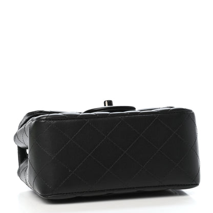 Chanel Lambskin Quilted Mini Square Flap So Black 3 of 4
