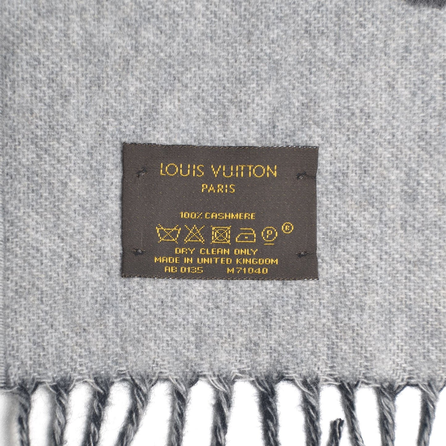 Cashmere Monogram Reykjavik Scarf Black