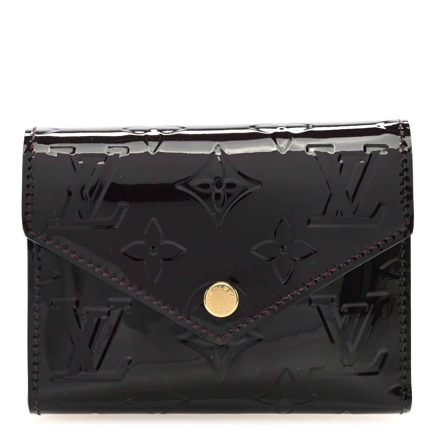 Louis Vuitton Vernis Victorine Wallet Amarante 1 of 6
