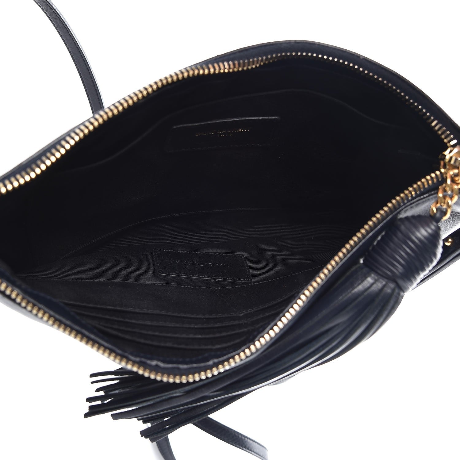 Saint Laurent Calfskin Teen Monogram Crossbody Bag Deep Marine 5 of 8