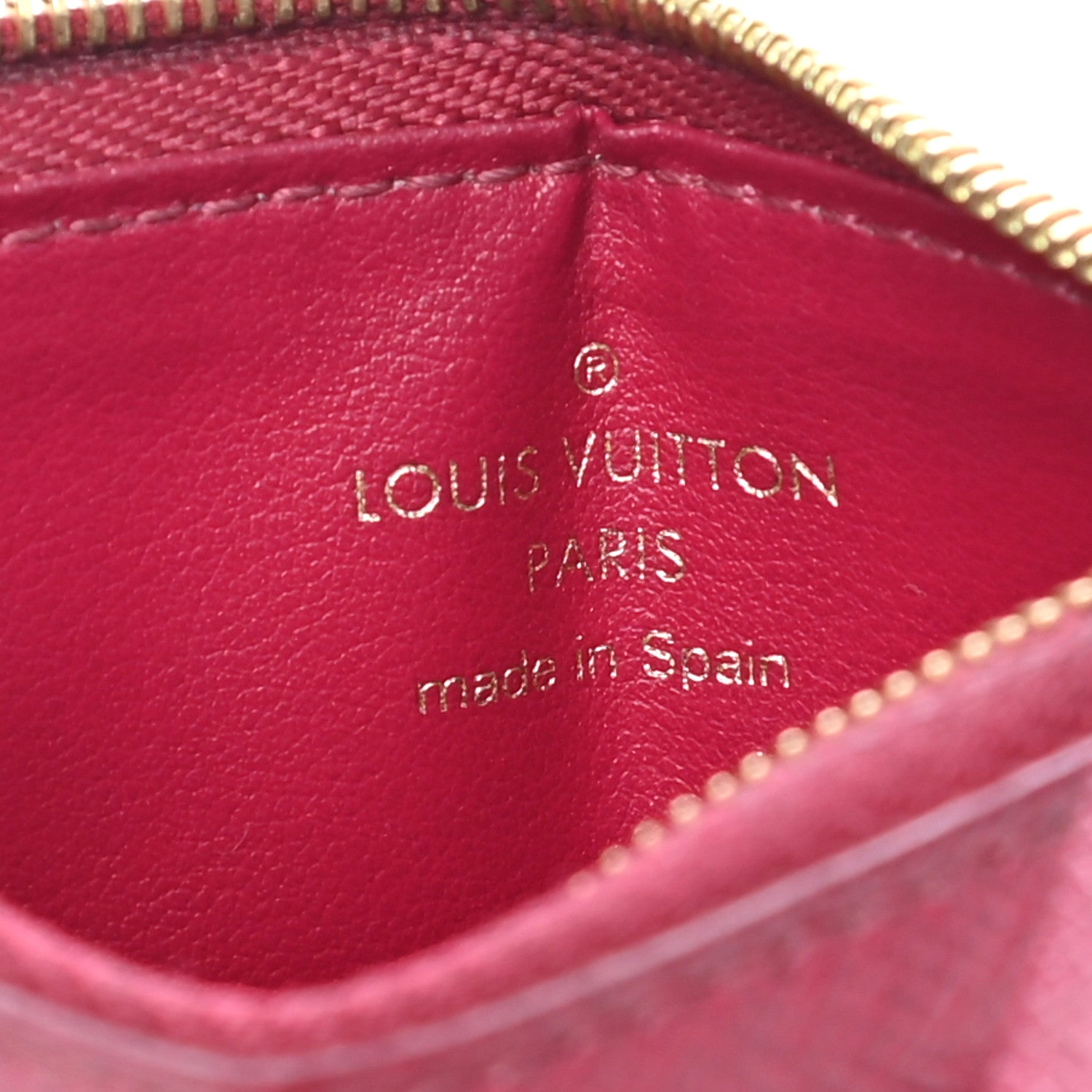 Louis Vuitton Monogram Zipped Card Holder Fuchsia 6 of 11