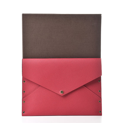 Louis Vuitton Cuir Rivets Enveloppe Fuchsia 7 of 7