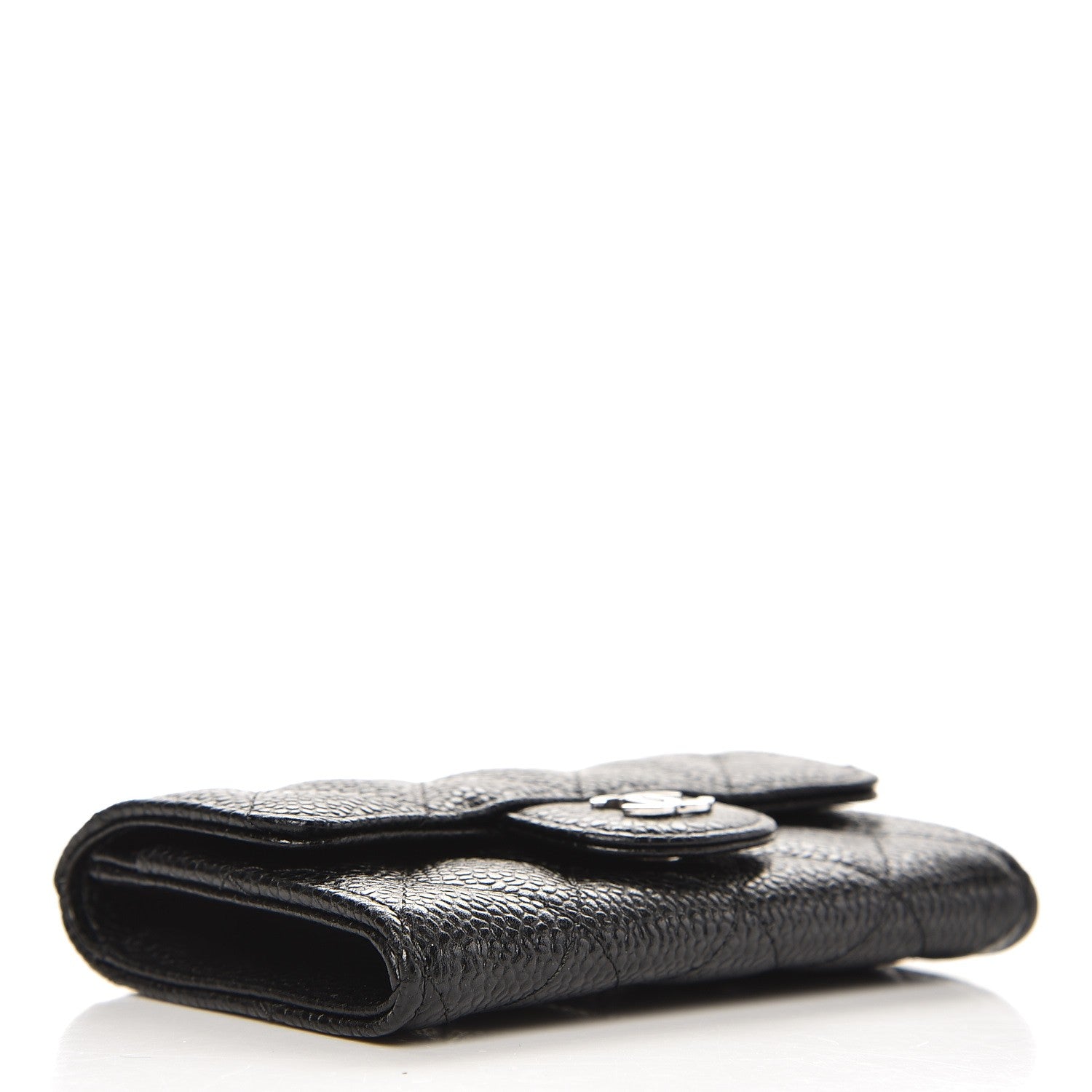 Chanel Caviar Quilted Flap Card Holder Black 3 of 8