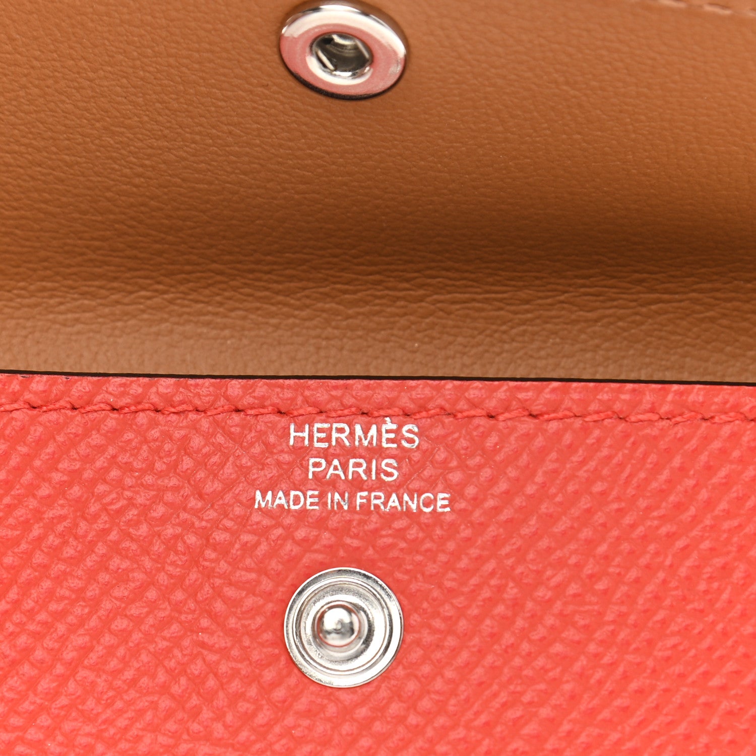 Hermes Epsom Quadrige Kelly Pocket 18 Belt Capucine 5 of 9