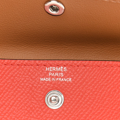 Hermes Epsom Quadrige Kelly Pocket 18 Belt Capucine 5 of 9