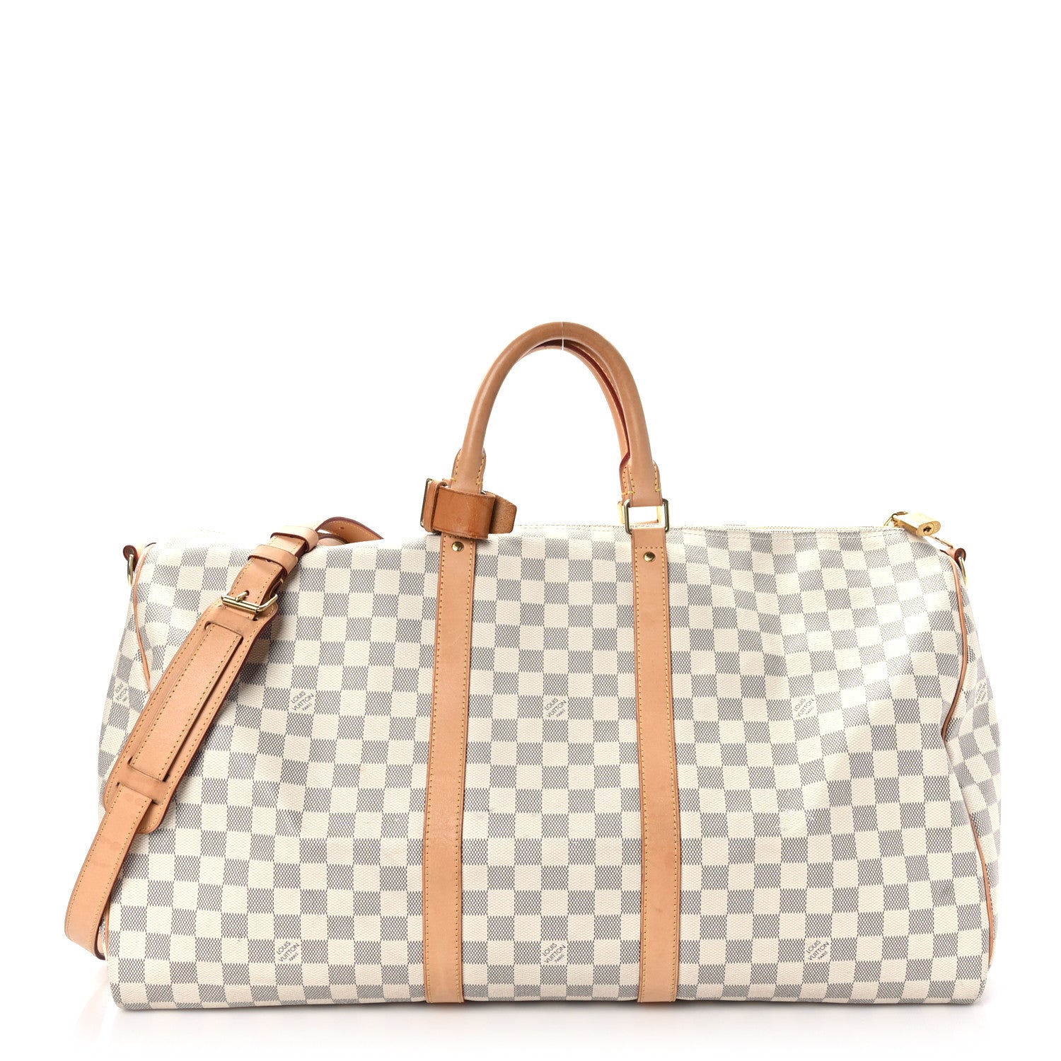 Louis Vuitton Damier Azur Keepall Bandouliere 55 1 of 11