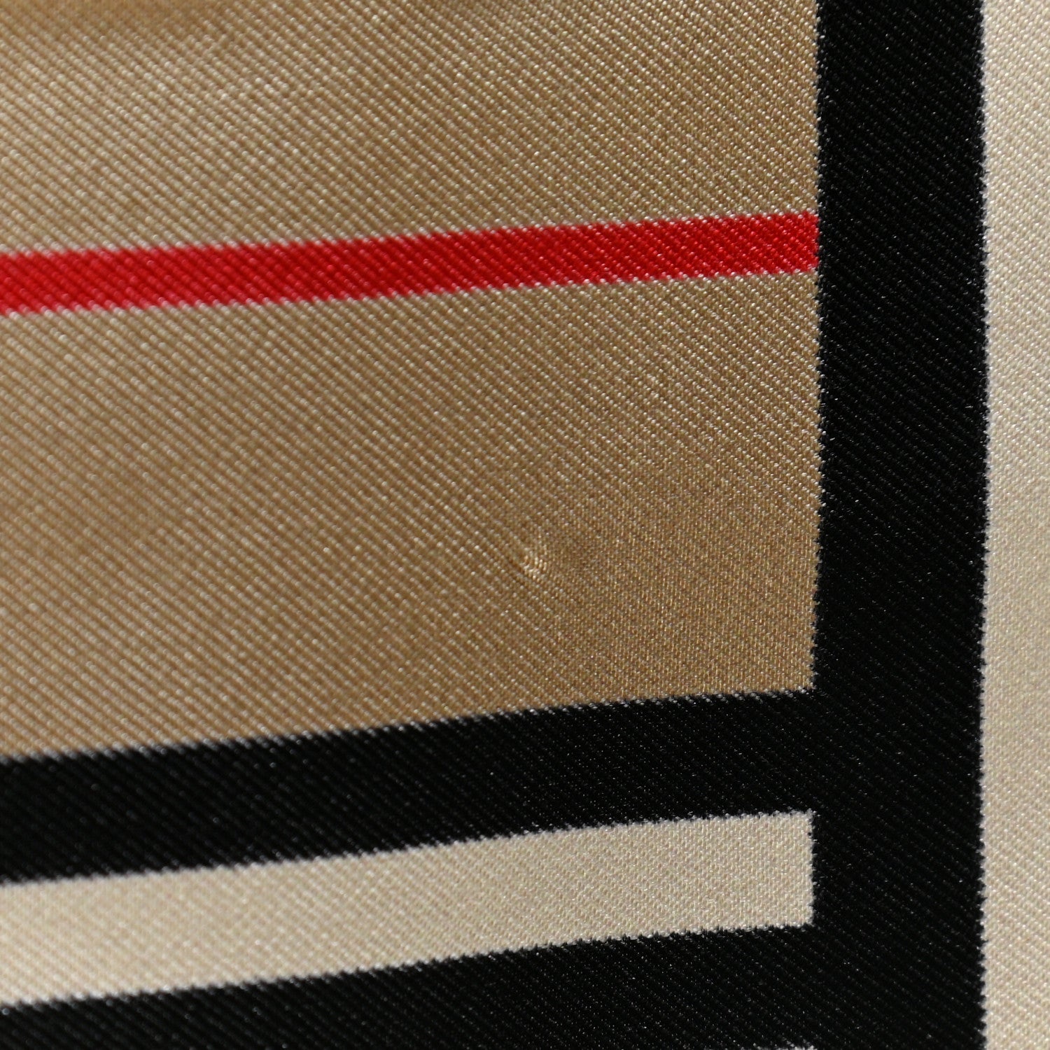 Burberry Silk Vintage Check Icon Stripe TB Monogram Print Scarf Archive Beige 6 of 9