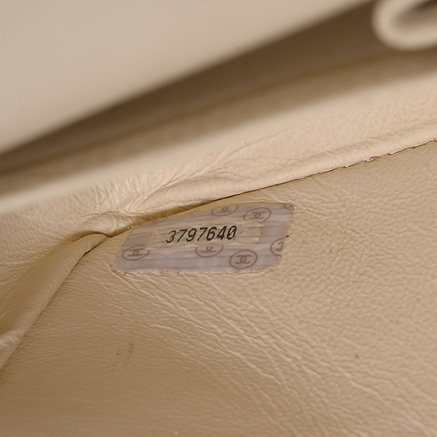 Chanel Jersey Quilted Medium Double Flap Beige 9 of 9