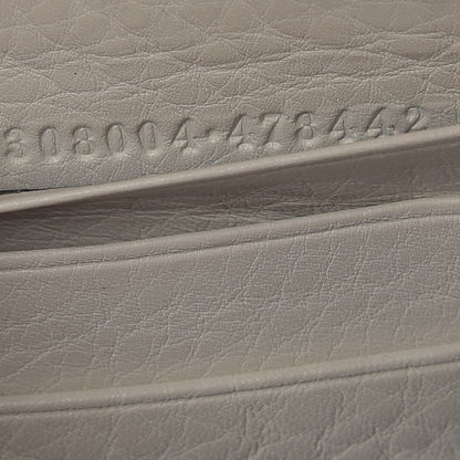 Gucci Pebbled Calfskin Soho Zip Around Wallet Off White 14 of 15