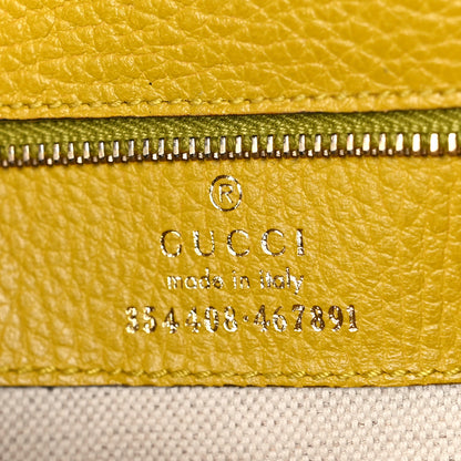 Gucci Dollar Calfskin Small Swing Tote Raspberry Sorbet 6 of 12