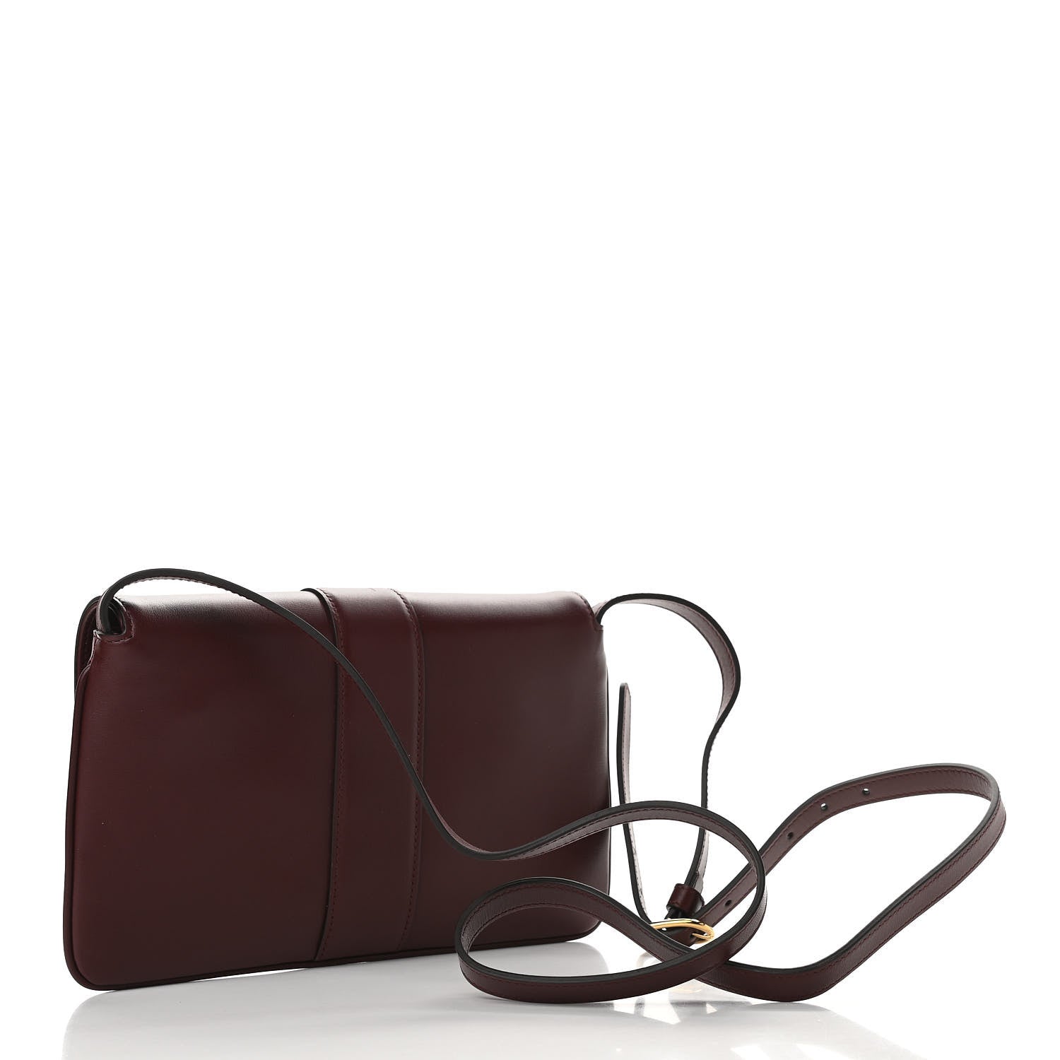 Gucci Vitello Palmellato Lux Small Arli Flap Shoulder Bag Vintage Bordeaux 3 of 12
