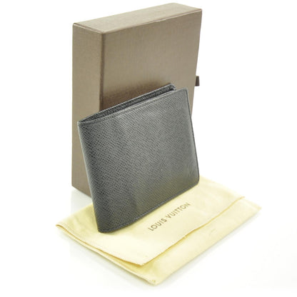 Louis Vuitton Taiga Mens Billfold Wallet w 3 Flaps 3 of 10